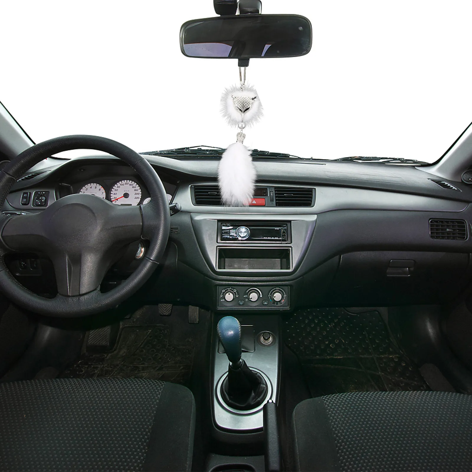 1Pcs Car Hanging Decor Rhinestone Crystal Pendant Unique Auto Hanging Ornament Long-Lasting Car Interior Decoration