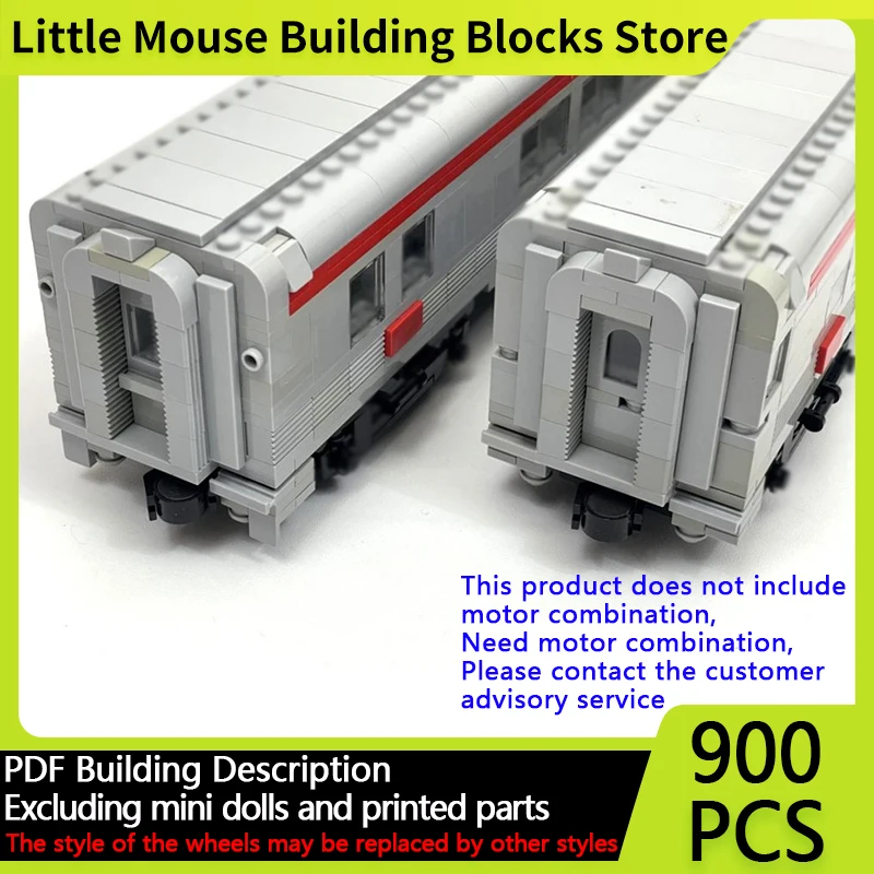 

City Car Model MOC Building Bricks P85 Passenger And Parlor Cars Modular Technology Gifts Holiday Assemble Children Toys Suit