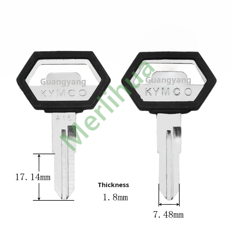 KYMCO motorcycle key blanks, suitable for: Kymco motorcycle key blanks, key materials, key blanks, blank locksmith consumables.