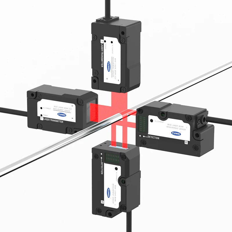 FLM-50-RS485 High Precision Laser Diameter Optical Sensor Beam Width Pitch Corrective Width Pitch Diameter Measurement