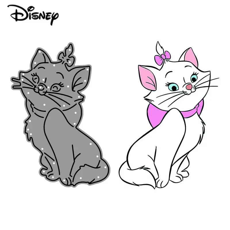 The Aristocats Marie Cat Metal Cutting Dies Disney Cartoon Movie Characters Die Cuts for Scrapbooking Embossed Paper Card Making