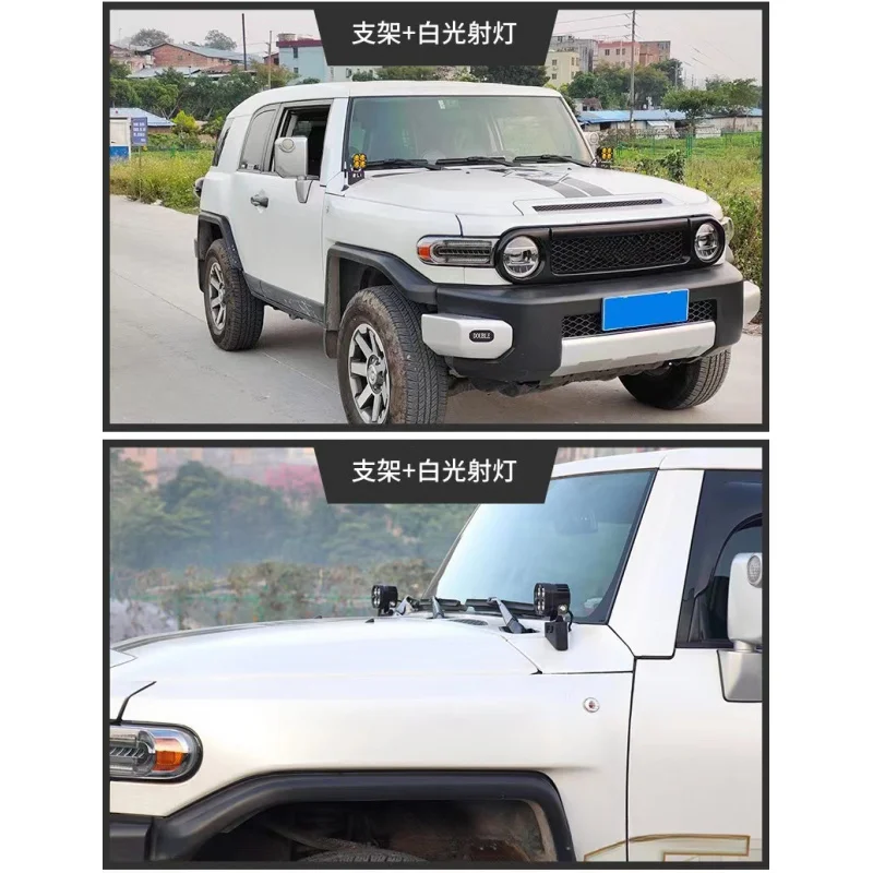 

Кронштейн для фары на переднюю стойку Toyota FJ Cruiser, модификация для крепления на заднюю дверь