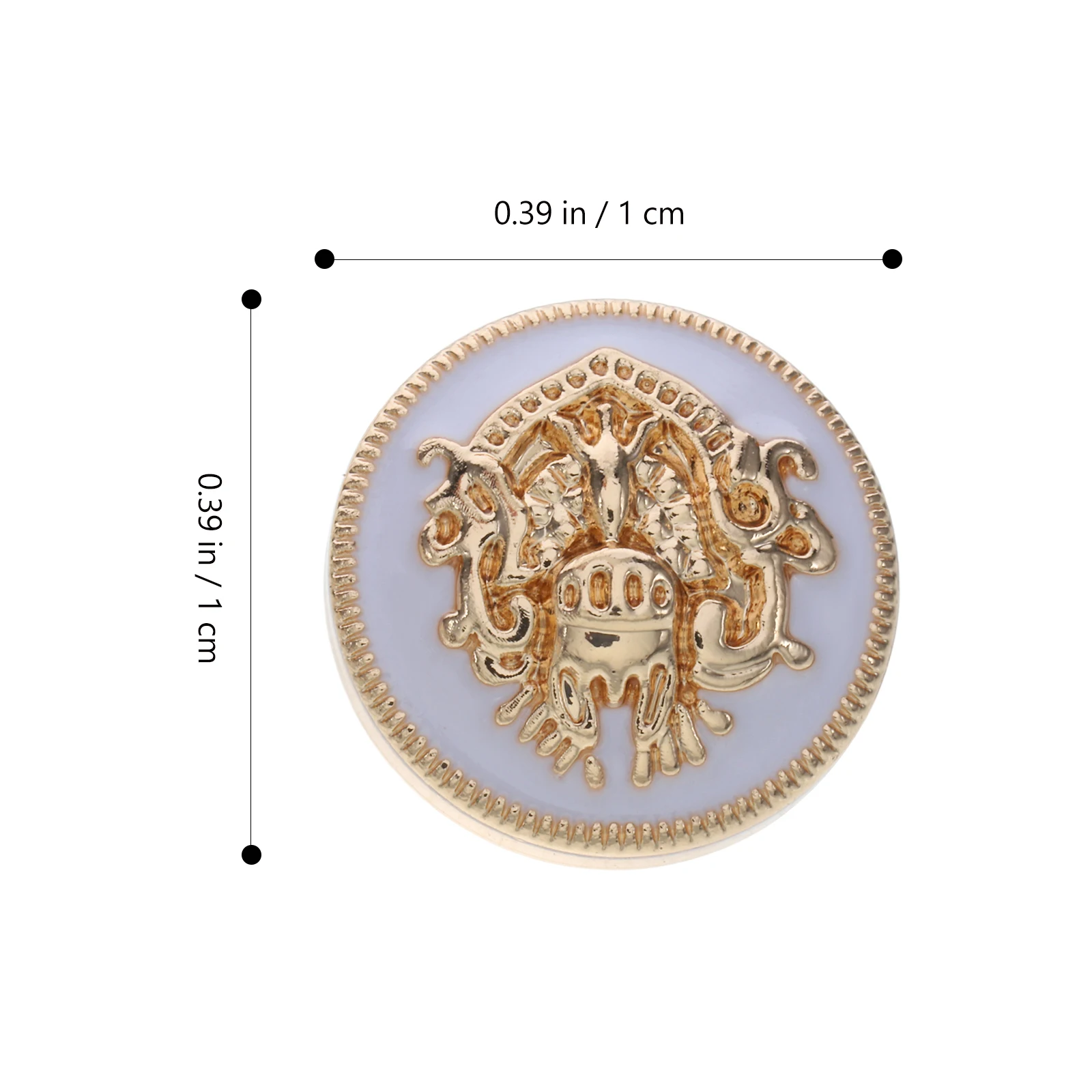 

20 Pcs Metal Buttons Decorative Vintage Blazer Jacket for Jackets Coat Embellishments Clothes Replacement