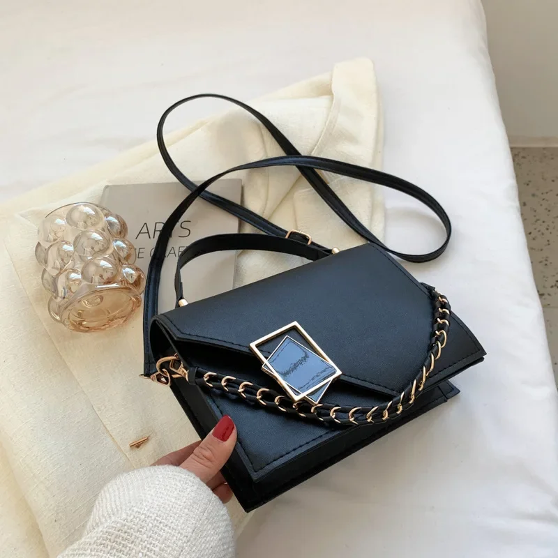 

Women's Handbag Luxury Designer Retro Armpit Shoulder Bag Chain Messenger Flap Girl Fashion Crossbody Female Small Square Bags