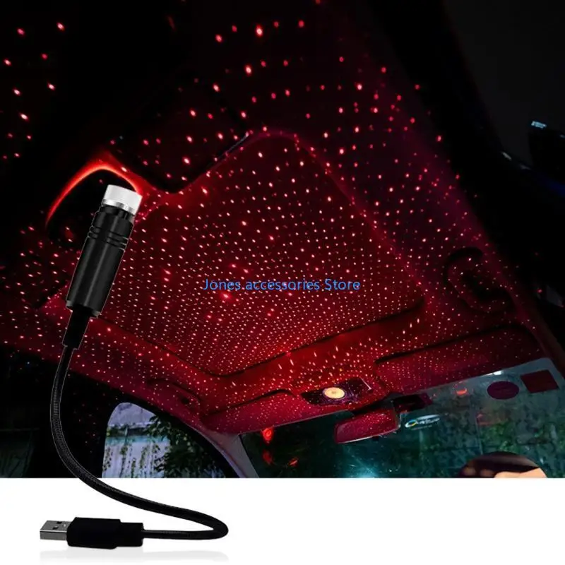 

W8KD Car USB Ceiling Starry for Sky Projection Decor Lamp Roof LED Night L