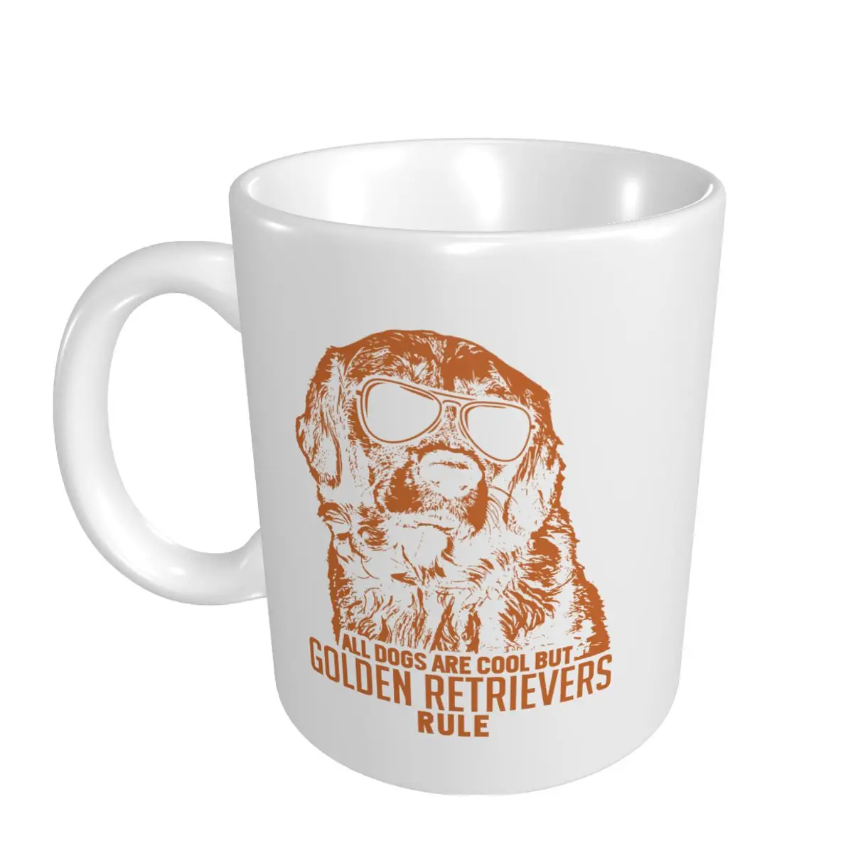 Mark Cup Mug ALL Dogs Are Cool But Retrieving Golden Retriever Dog Is Rule Coffee Mugs Tea Milk Water Travel Mugs Office Home