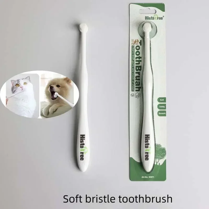 

Round Head Toothbrush for Dog Remove Bad Breath and Tartar Dental Care Soft Brush Oral Cleaning Tools for Dogs and Cats Supplies