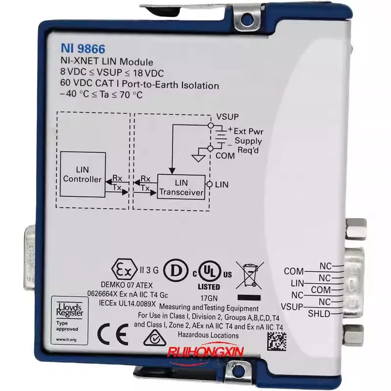 

NI 9866 Single-Port C Series LIN Interface Module 781963-01 Brand New Genuine Product