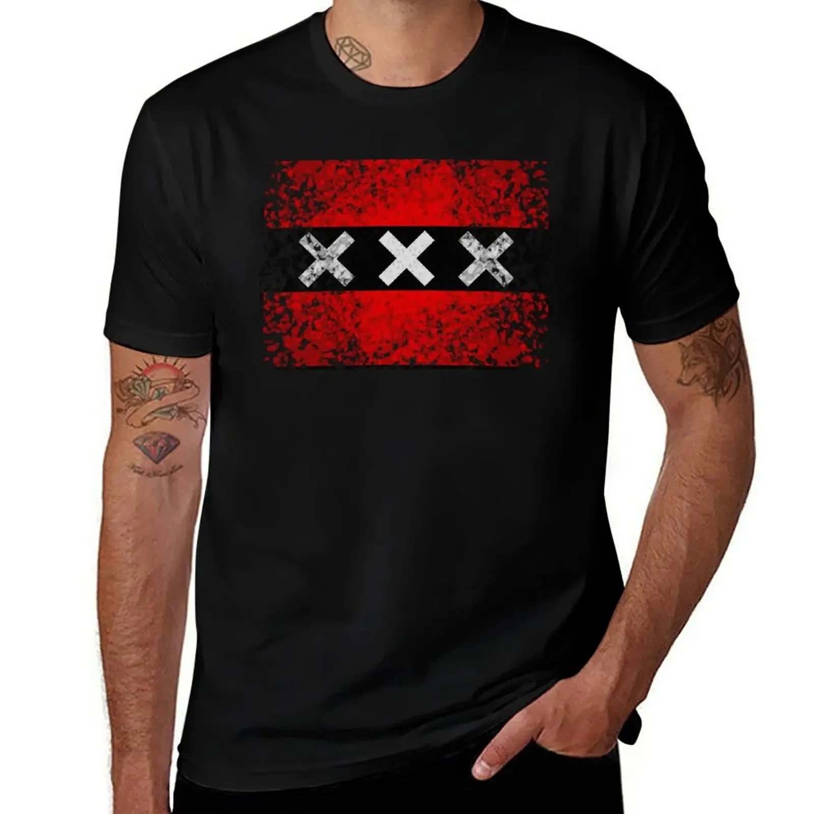 

Amsterdammer T-Shirt sweat anime stuff luxury designer black t shirts for men
