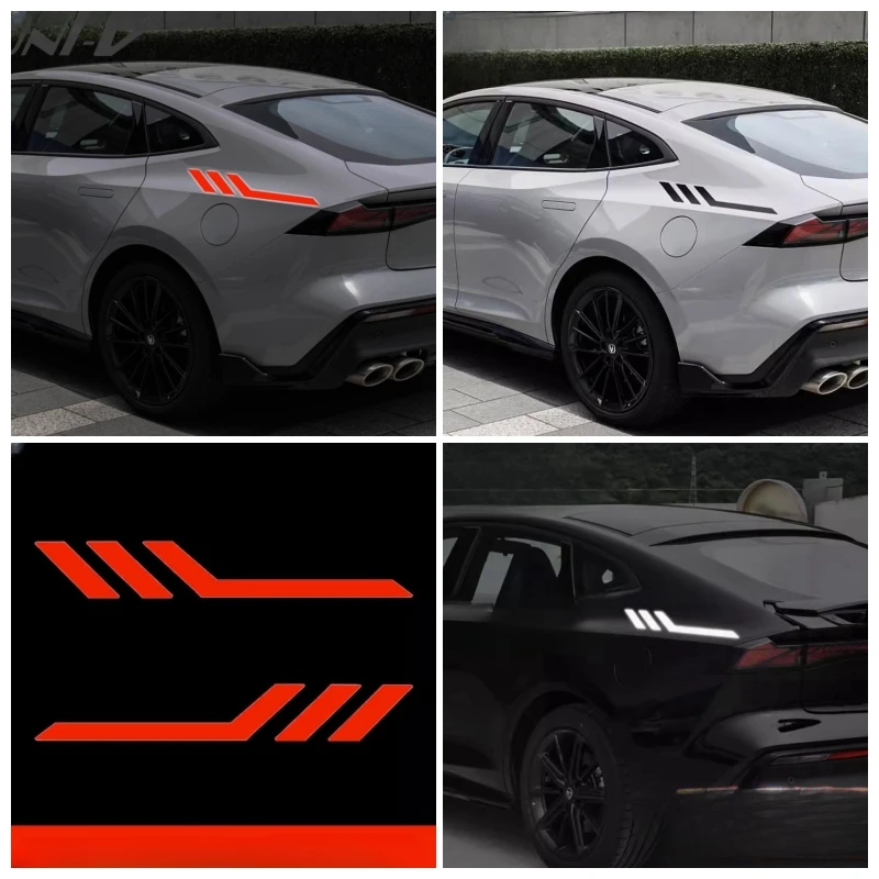 

Для CHANGAN UNI-V UNIV 2022 2023, внешние аксессуары, треугольная панель заднего окна, жалюзи заднего окна, наклейка на боковые жалюзи