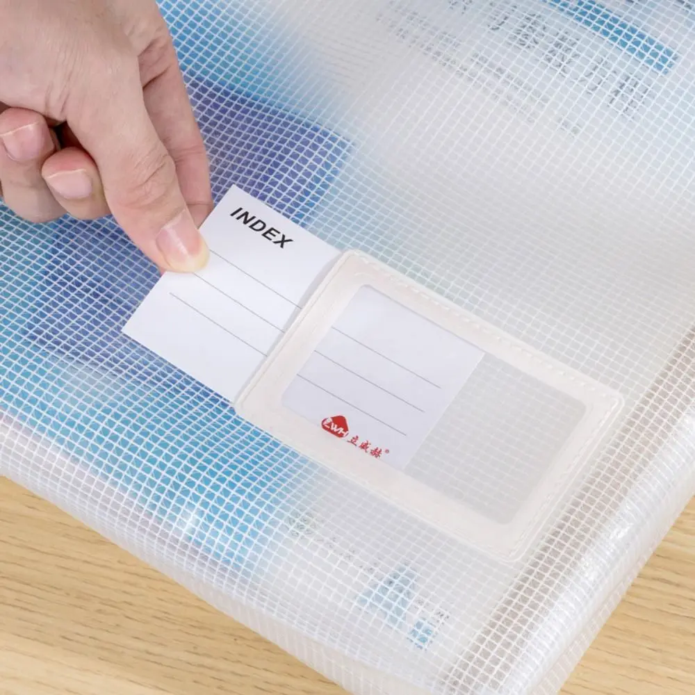 Large Capacity Handheld Project Bag with Handle Portable Mesh Document Storage Bag Lightweight Durable Minimalist File Folder