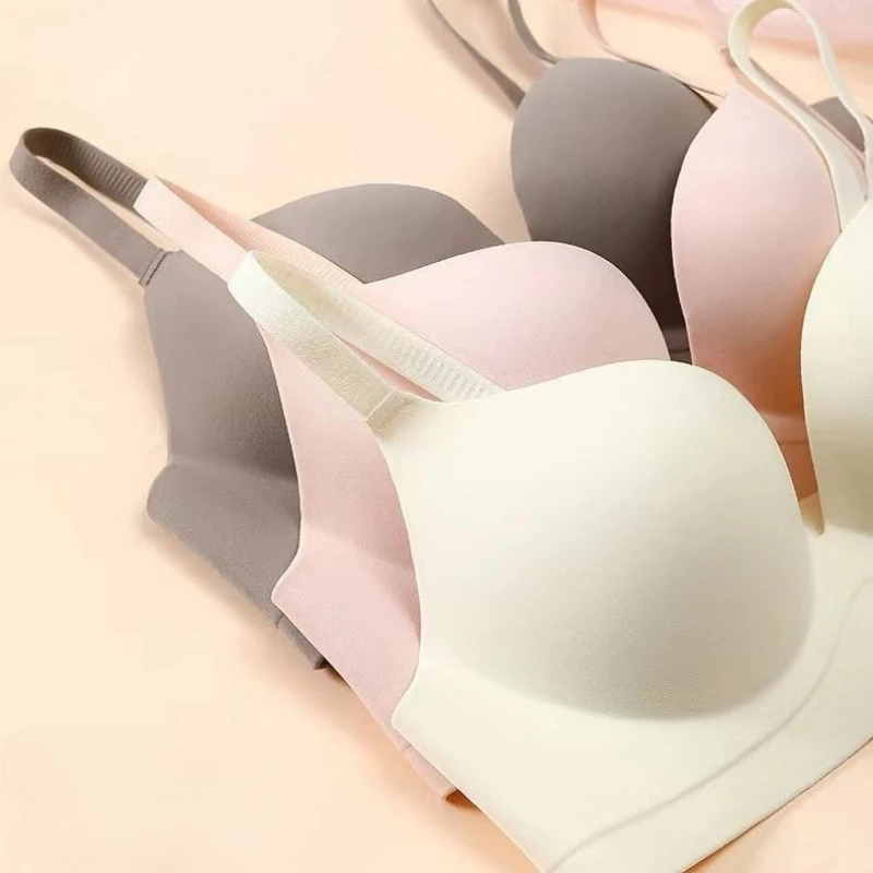 Women Seamless Bra Push Up Wireless Bras Female Underwear Invisible Top Comfort Bralette 3/4 Cup Bra Sexy Lingerie Intimates