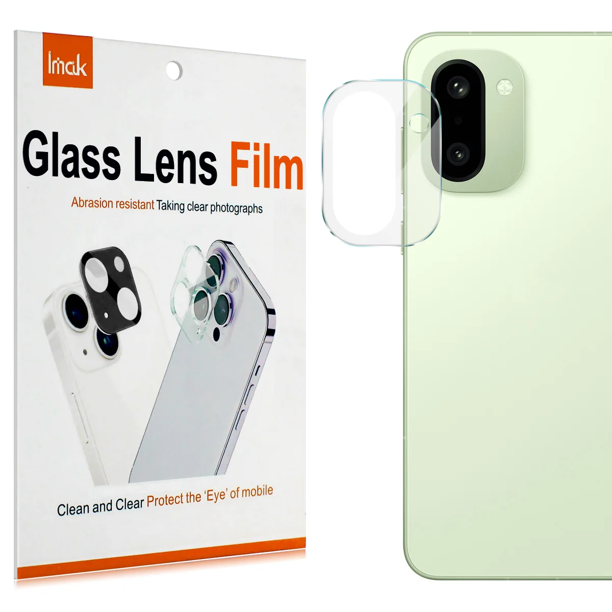 

IMAK Lens Glass for OnePlus Ace 6T 15R 5G Camera Protector Film