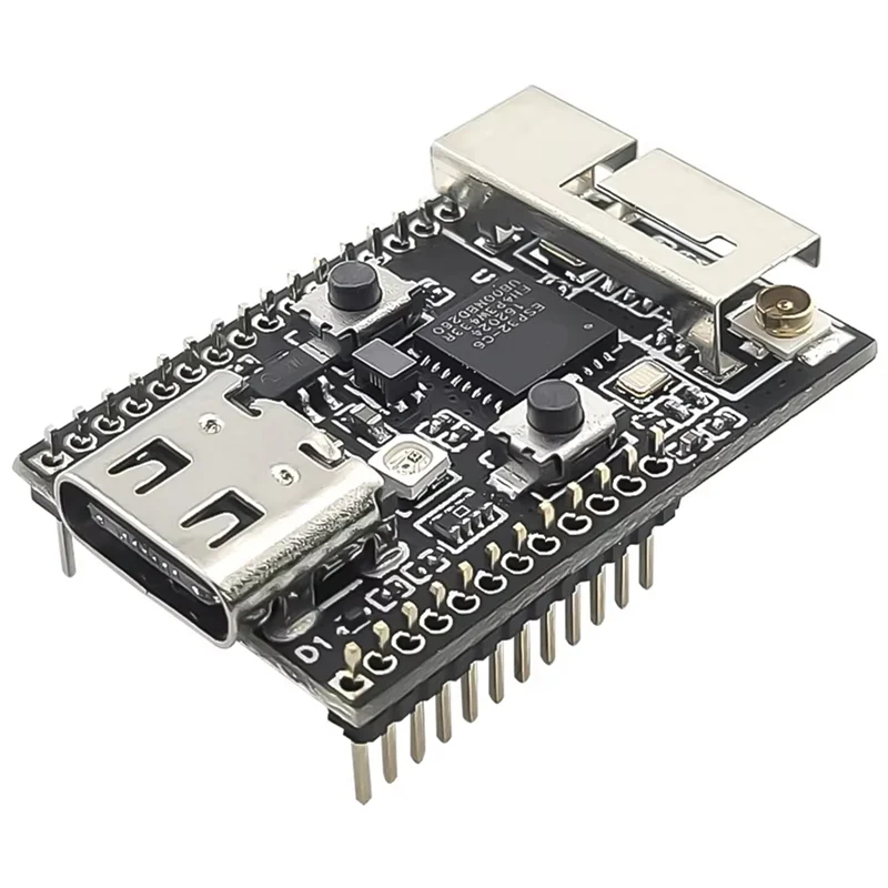 لوحة تطوير A29F-ESP32-C6 مع مذبذب كريستال RGB LED 4 ميجابايت فلاش USB Type-C منفذ RISC-V 32 بت وحدة بلوتوث Wifi6 #6