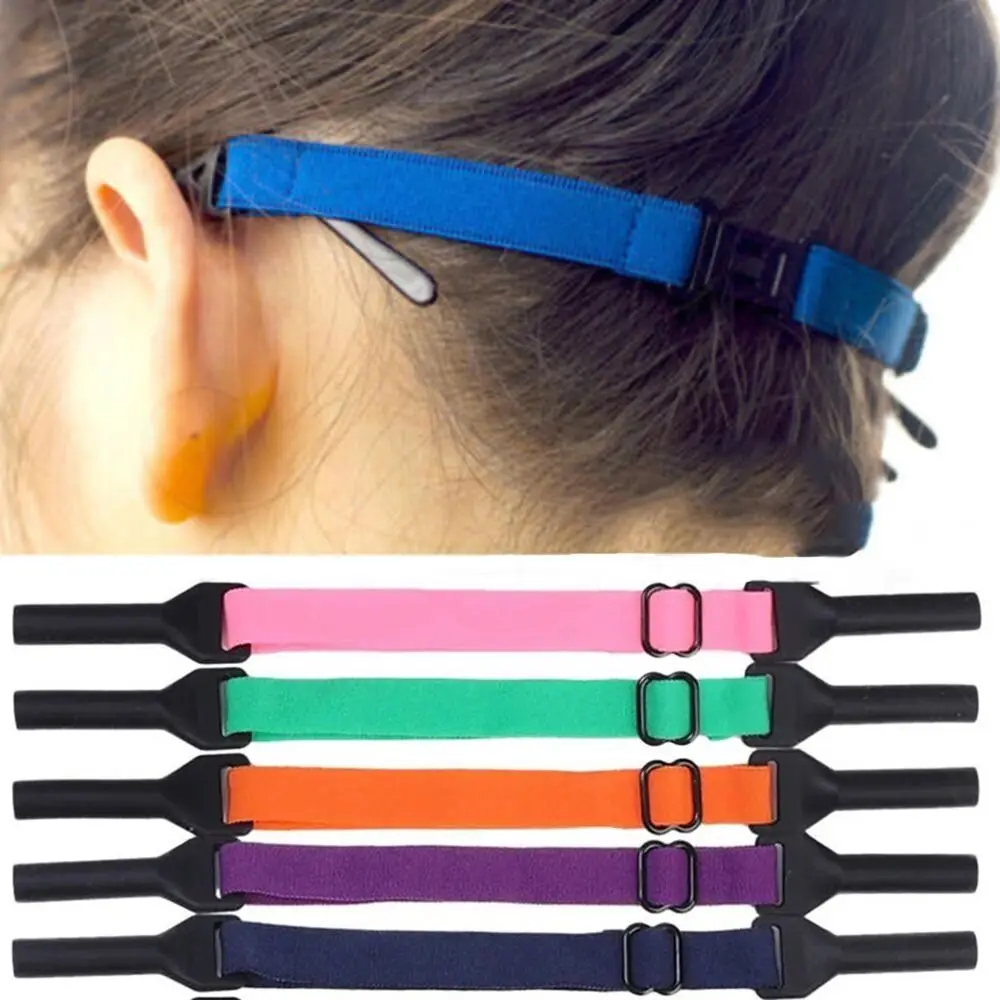 Nonslip Fixed Lanyard Elastic Glasses Strap Eyewear Accessories Adjustable Eyeglasses Band Holder Detachable Universal