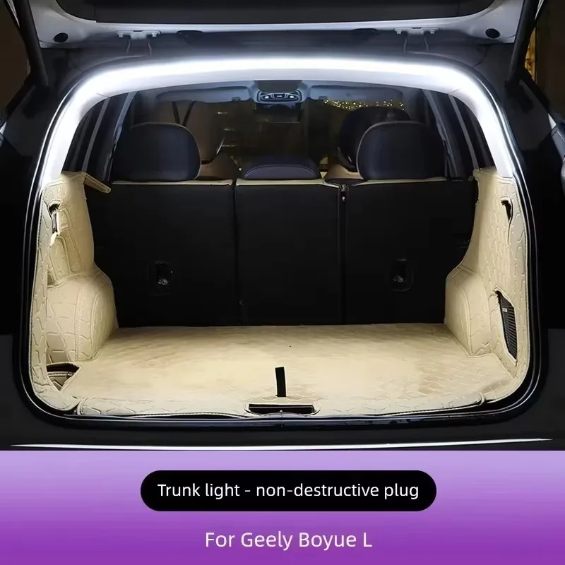 

For Trunk Lighting Strip, Rear Cargo Ambient Light Modification Interior Accessories for Geely Boyue L