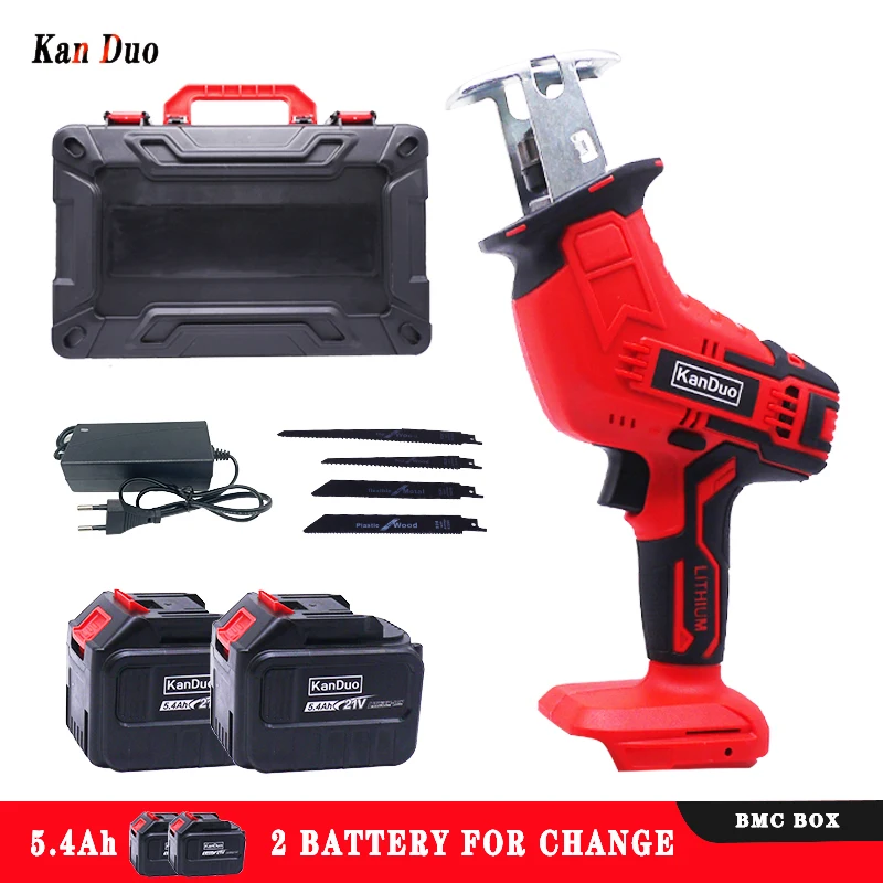 21V cordless reciprocating saw Large capacity lithium battery horseknife saw Wood cutting metal cutting bone cutting