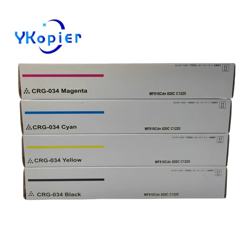 

CRG034 Black 240G CMY 130G Toner Cartridge For Canon MF810Cdn 820C C1225
