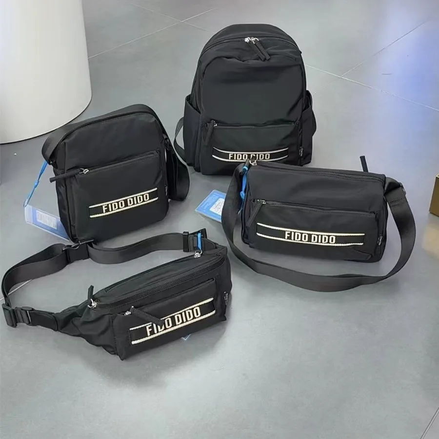 FIDO DIDO 패션 배낭 간단한 유행 고밀도 옥스포드 나일론 방수 다층 여행 가방 정통 2435-5