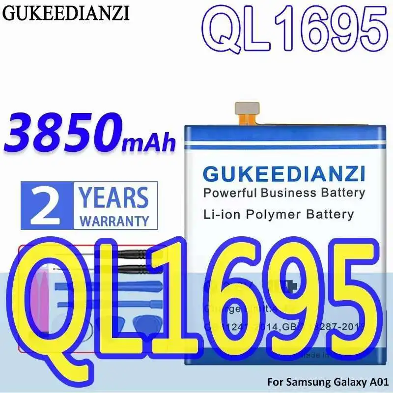 

For Samsung Galaxy A01 Lightweight QL1695 Mobile Phone Battery 3850Mah