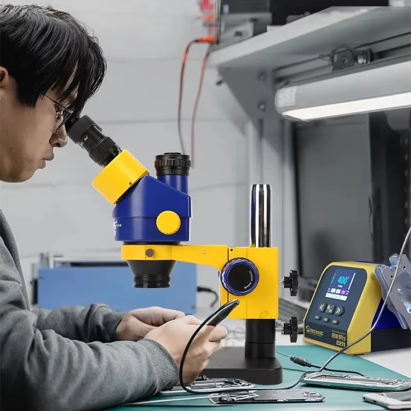 Estación de soldadura inteligente C211, calefacción de 2 segundos, 130W, adecuada para reparación de PCB de teléfono móvil, enlace automático de mango C210 115