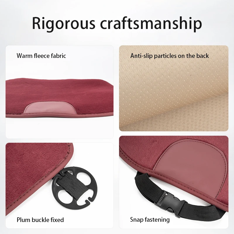 Car Seat Cover Backrest Pad Cushion Plush Interior Accessories For Renault Megane Clio Kadjar Captur Koleos Scenic Zoe Talisman