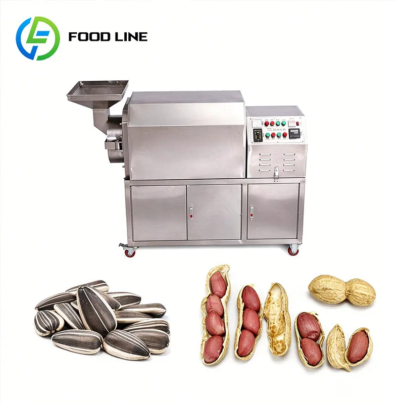 Commercial Nut Roaster Nut Roasting Machine Automatic Food Roaster Almond Cashew Peanut Walnut Hazelnut Customized