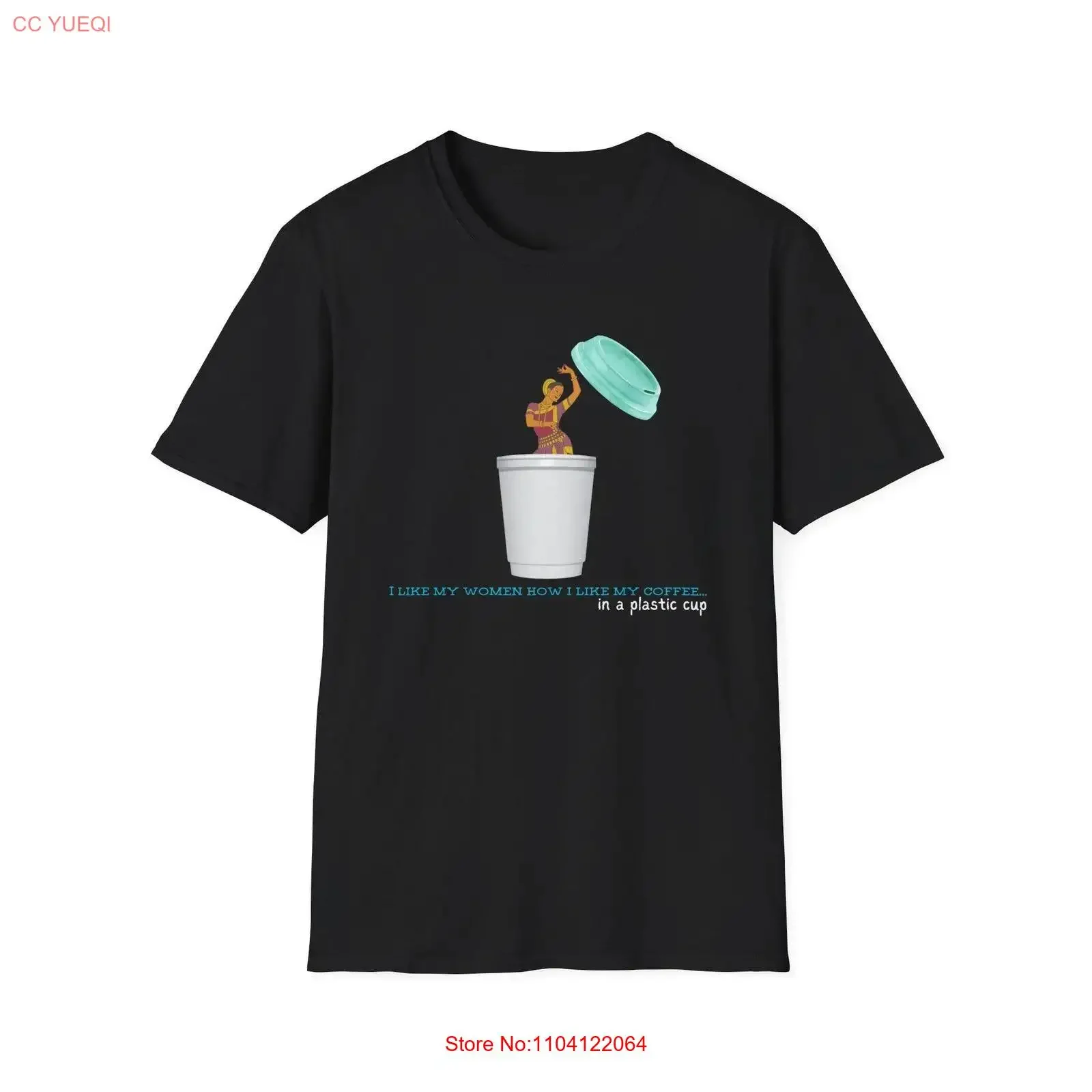 In a Plastic Cup T Shirt Fun Funny Joke Pun Gag Parody Coffee Women Men Cotton thReadily Available vintage Washed fashion