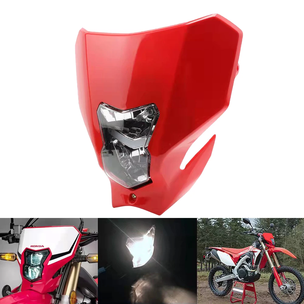 Motorcycle New 2022 Waterproof Plug Headlight Head Light For Honda CRF450L CRF450XR CRF 450L 450XR 450 L XR 2019-2022 Headlamp