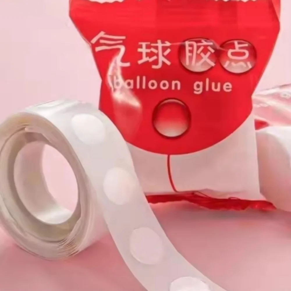 

New 100/200/300Points Balloons Glue Adhesive Wedding Birthday Party Decoration Super Sticky Point Double Sided Stick Tape
