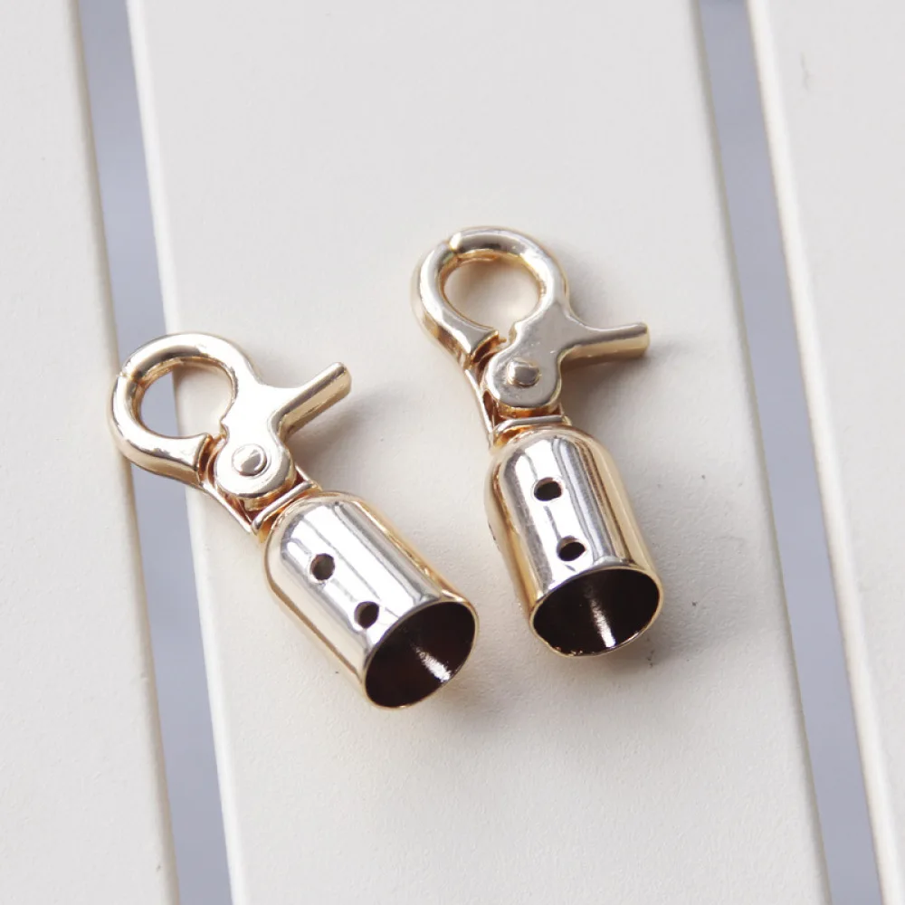 Metal Handbag Clasp Zinc Alloy Hardware Hook For DIY Purse Strap Lugs Chain Link Accessories Gold Silver Color Finish