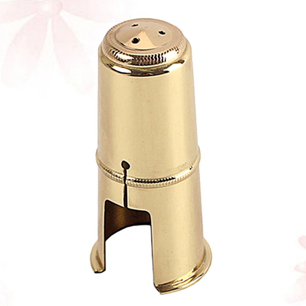 

1pcs Saxophone Cap 58Mm Golden Metal Protective Cover For Sax Mouthpiece Dust Proof Durable Portable C53G Instrument Accessory