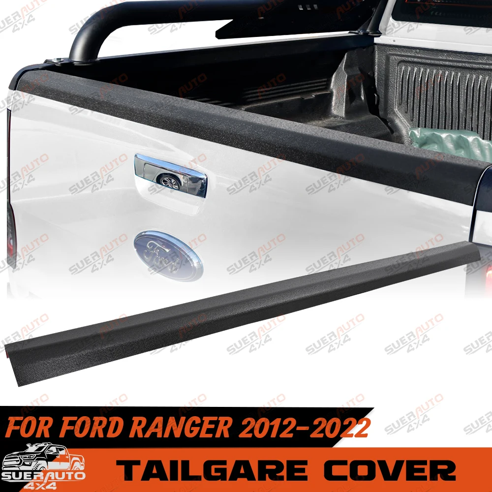Image of Heckklappenabdeckung für Ford Ranger 2012-2022 T6 T7 T8 Wildtrak Ram Heckklappen-Schutzabdeckung Doppelkabine Auto-Zubehör