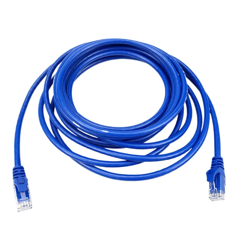 Super Category 6 finished network cable, CAT6A pure copper, double shielding, 10 Gigabit, Gigabit