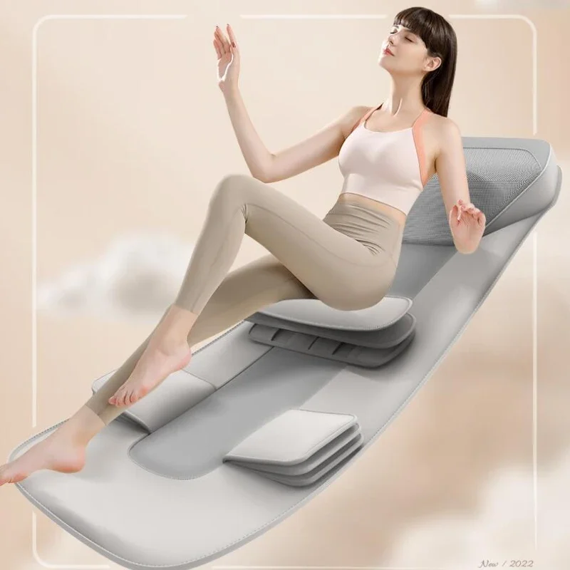 

Ultimate Relaxation Massage Mat, Cervical to Waist Air Bag Kneading, Electric Heat and Vibration for Full Body Relief