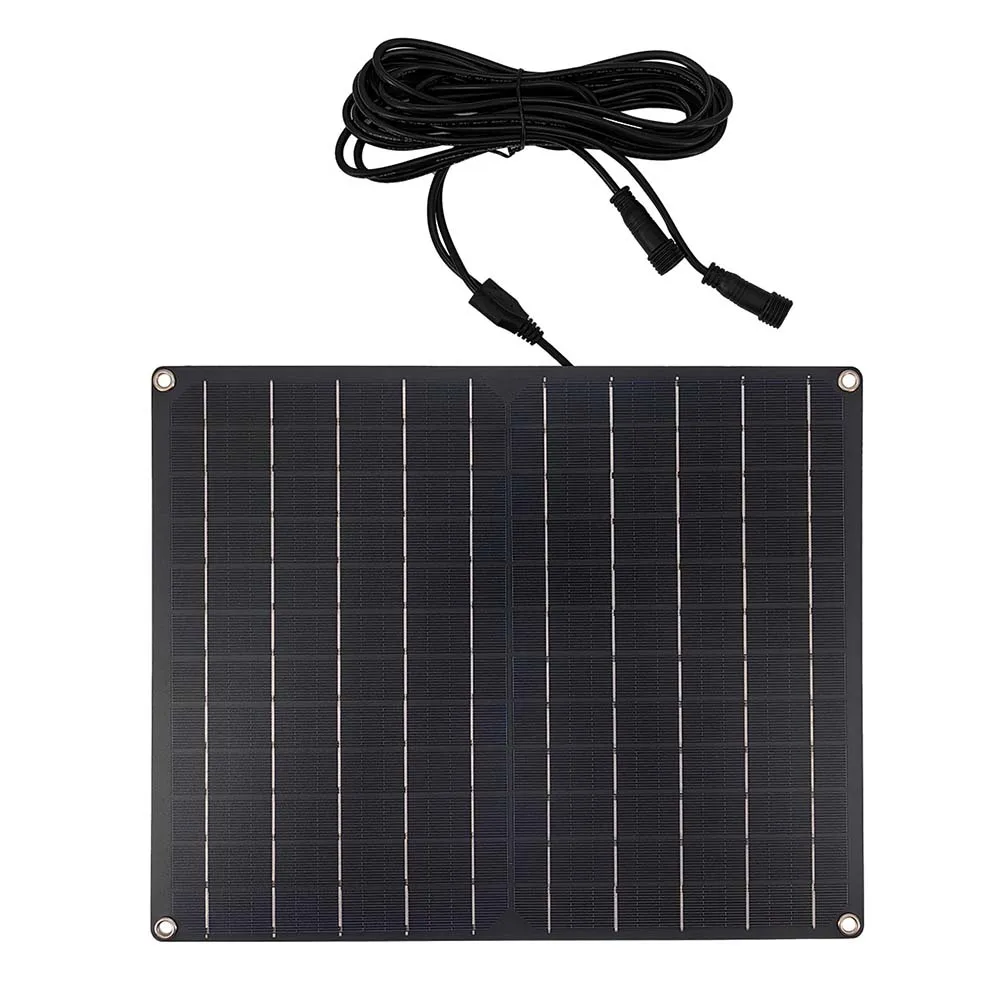 500W Solar Outdoor Powered Fan 12CM two IPX7 waterproof Diameter Ventilator Solar Exhaust Fan For Pet Poultry House Greenhouse