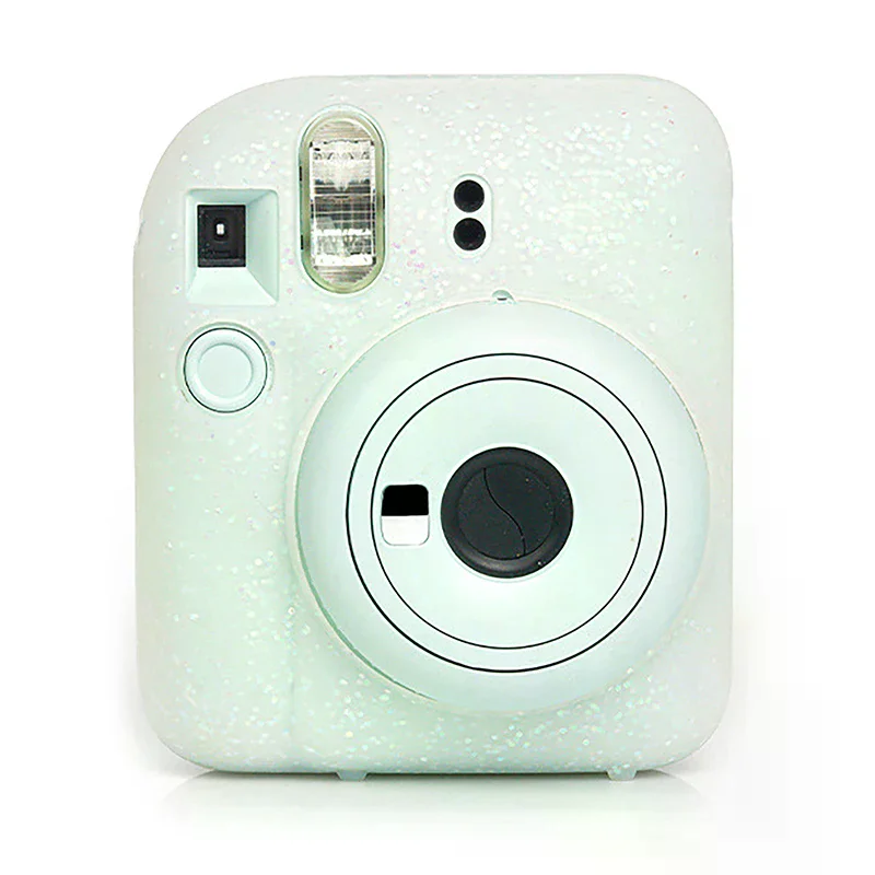 1Pc Silicone Instant Camera Case Dustproof Soft Shell -Proof Protective Cover for Instax Mini 12 Protective Cover