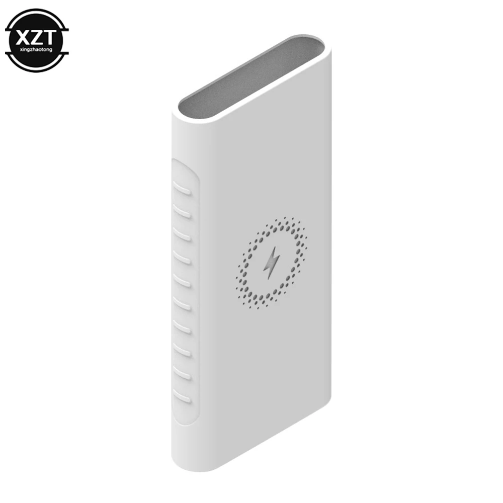Solid Color Silicone Protective Case Cover for Xiaomi Powerbank 10000mAh PLM11ZM WPB45ZM PLM13ZM PB100DZM