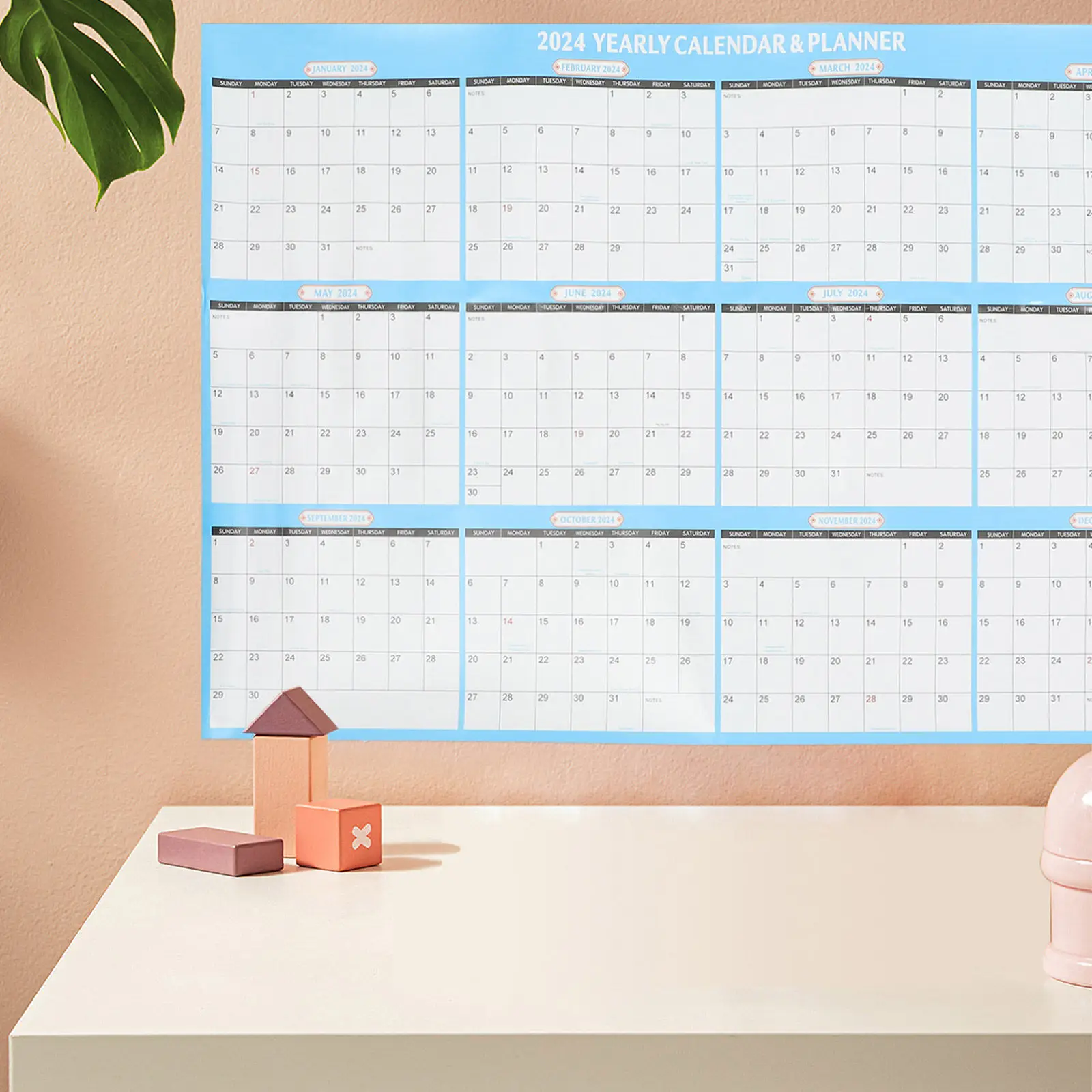 calendario-de-parede-2024-com-impressao-nitida-planejador-mensal-simples-com-combinacao-de-cores-calendario-de-anotacoes-diarias-e-agendamentos-para-casa-e-escritorio