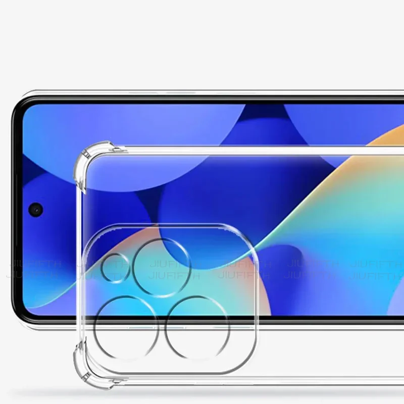 X6836 لهاتف انفينيكس هوت 40 برو حافظة مضادة للصدمات X6837 Hot40Pro حافظات ناعمة من السيليكون الشفاف غطاء شفاف Hot40 40Pro Funda Coque