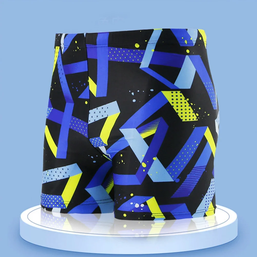 Men Athletic Training Swimsuit Hawaiian Beach Shorts Swimming Trunks Swimwear Tight Surfing Board Shorts