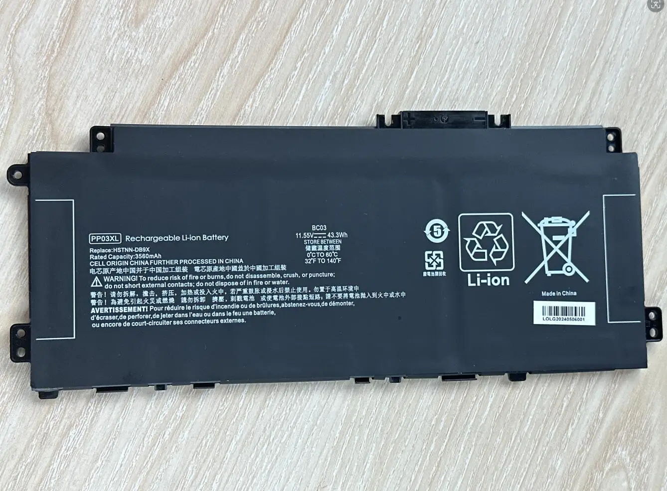 PV03XL PP03XL Battery For HP Pavilion x360 13-BB 14-DV 14-DW 14M-DW 14-DK HSTNN-LB8S HSTNN-DB9X HSTNN-OB1P L83388-421