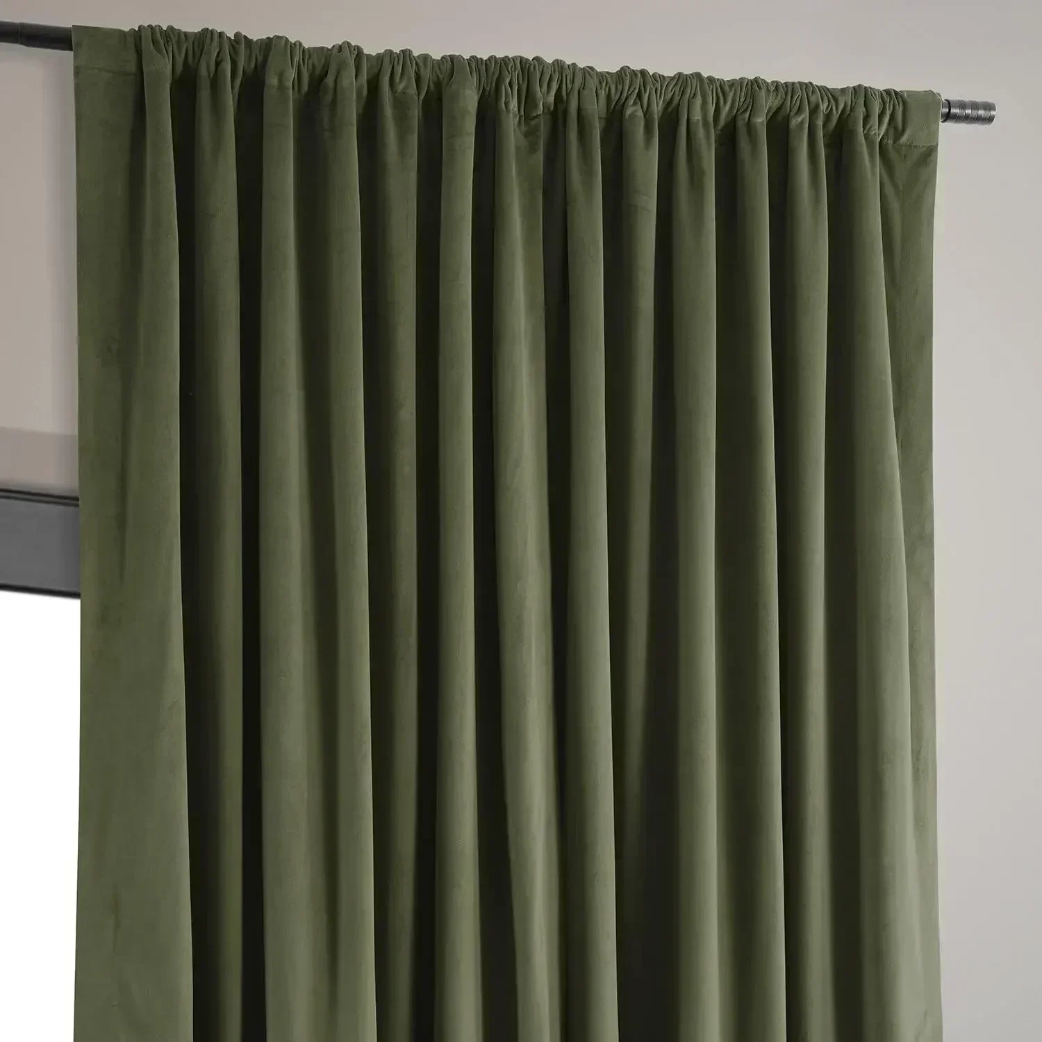 [Free Shipping, New Arrival!]Signature Velvet Thermal Blackout Curtains for Living Room 120 Inch Long (1 Panel) Bedroom Window C