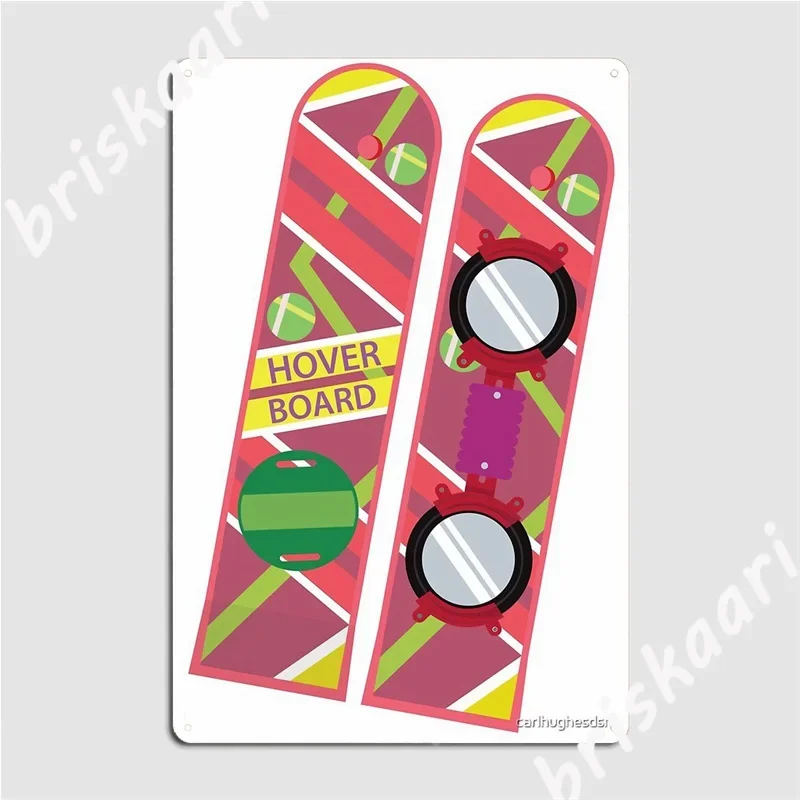 Back To The Future Hover Board Metal Signs Painting Décor Kitchen Customize Club Tin sign Posters