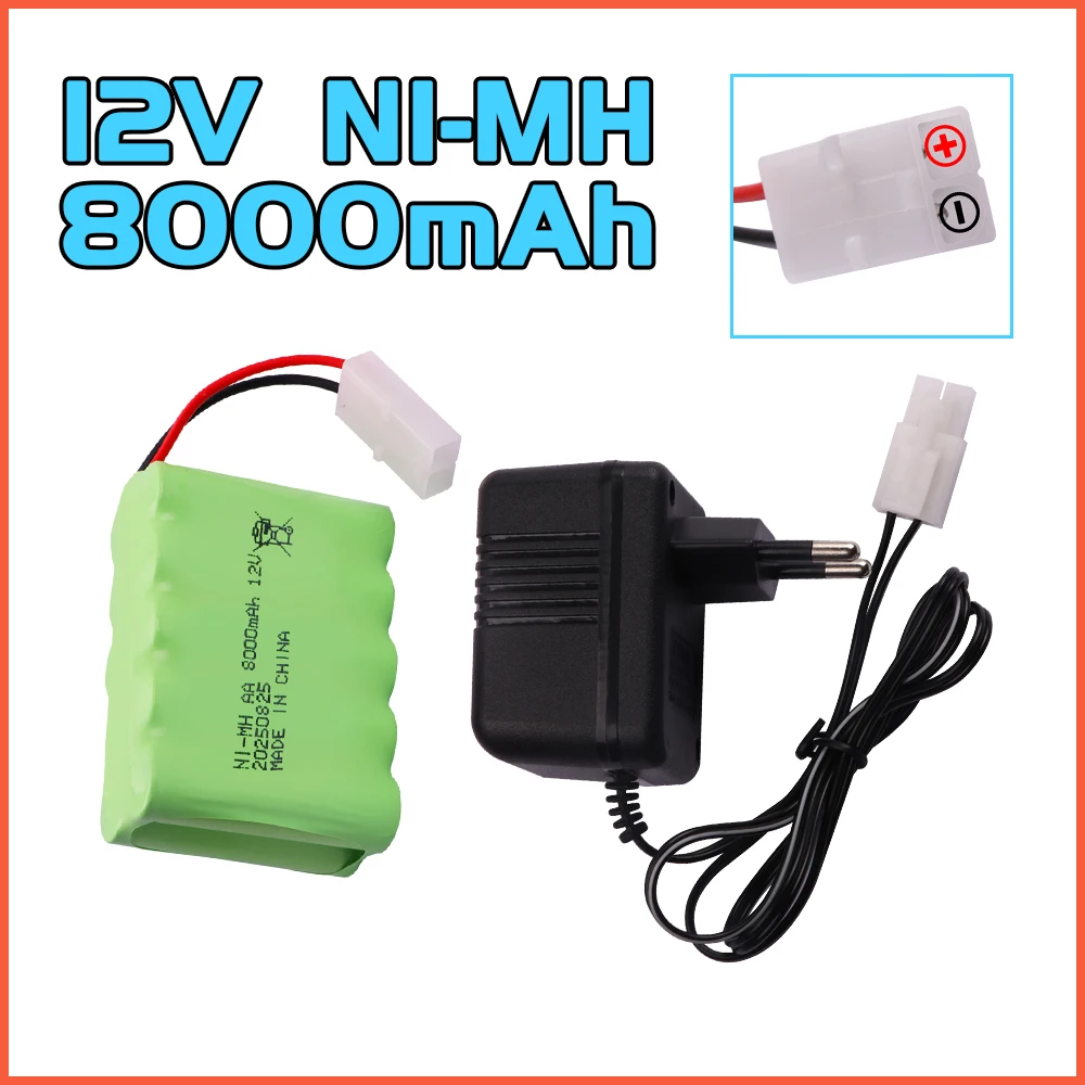 

Батарея AA 12 В NiMH 8000 мАч аккумулятор большой емкости nimh аккумулятор для дистанционного управления игрушечным автомобилем лодка грузовик игрушечная модель