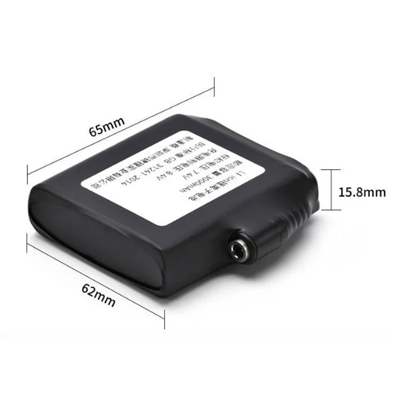 قفازات ساخنة جديدة 755060-2S 3000mAh 7.4V بطارية ليثيوم بوليمر لسترة التدفئة والجوارب وبطاريات التدفئة الشتوية المضادة للتجمد