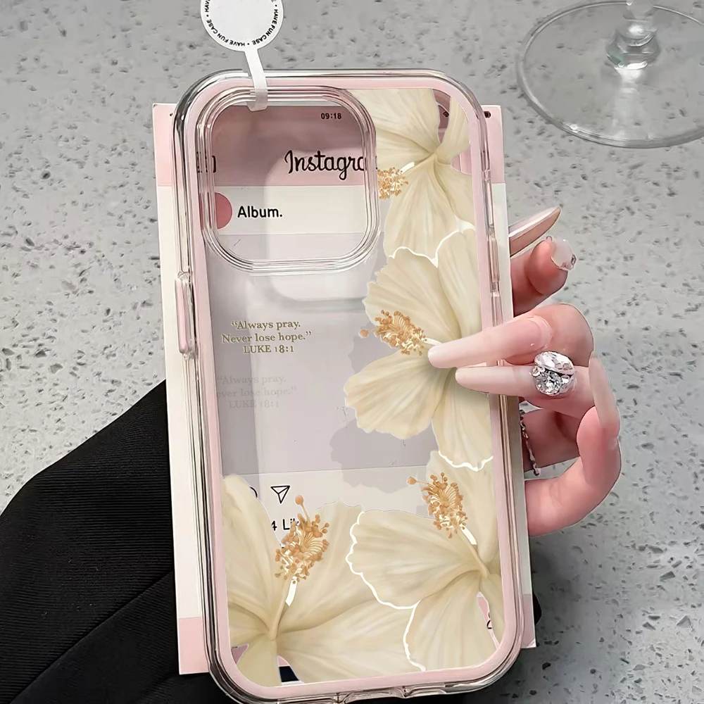 Hibiskusblüten-Bibel-Handyhülle für Samsung Galaxy S26 Ultra S25 S24 edge s22 s23 Plus FE A57 A54 A55 A16 A35 A36 A37 5G Cover – Detail 1