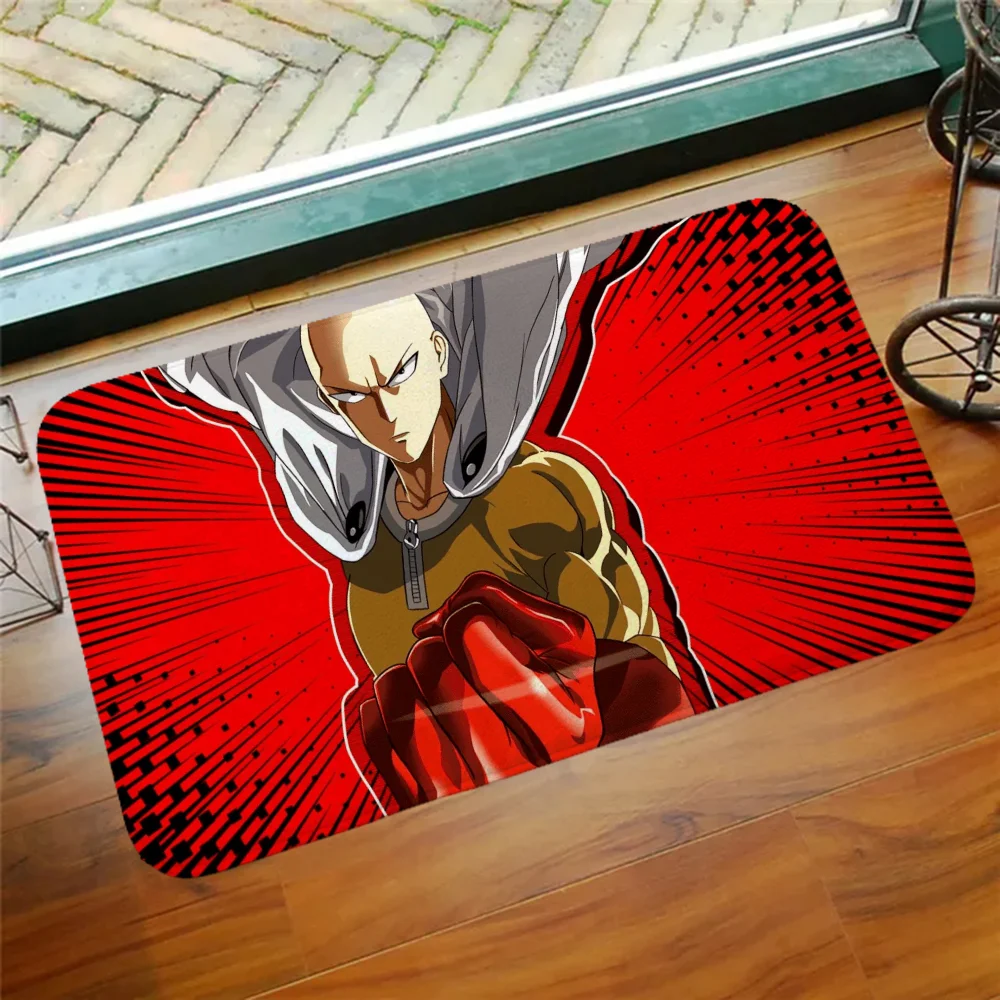 

Front Door Mat Entrance Outdoor Rug Bathroom Kitchen Carpet ONE-PUNCH-MAN Decoration Home Decor Items Room Rugs Custom Bath Mats