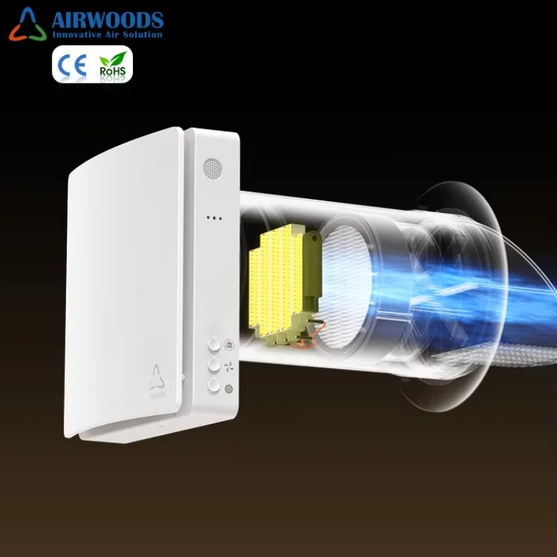 

Single Room Erv 500W PTC Electric Heating and Purification Ventilation Smart Control Building Electric Heating Duct Ventilation