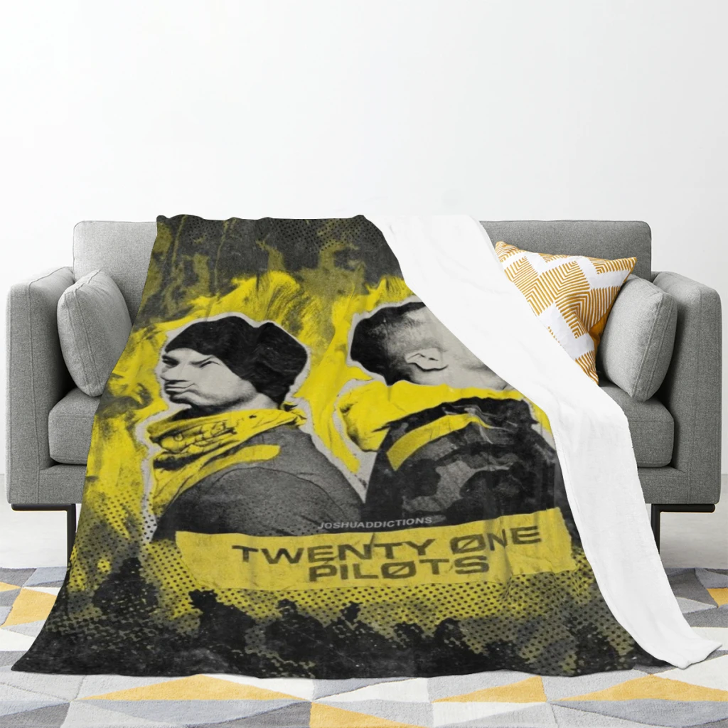 Twenty One Pilots blankets Warm Flange blankets Soft and comfortable blanket picnic blanket